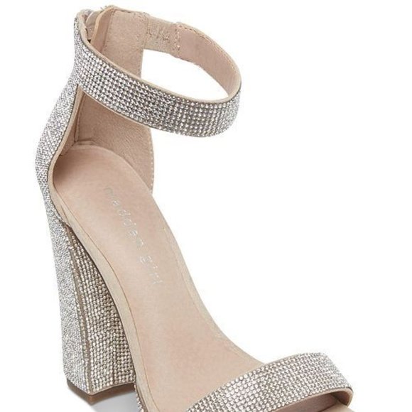 NWT - Madden Girl Siren Rhinestone Platform - 9 - Picture 3 of 7